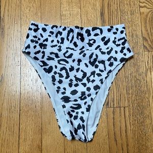 Brand New Aerie High Cut Cheeky Bikini Bottoms
